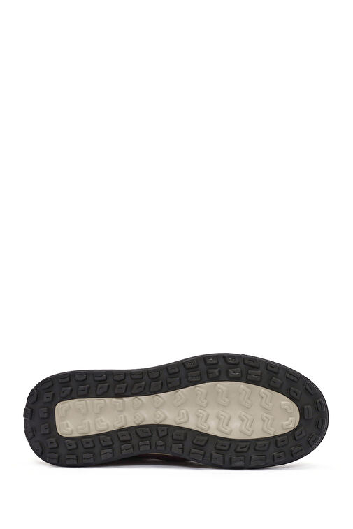 Erkek Kahverengi Bağcıklı Deri Sneaker 24WFD722614 - Görsel 5