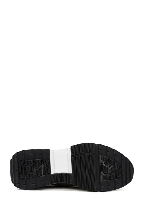 Erkek Gri Bağcıklı Deri Casual Sneaker 24WFD7227V3 - Görsel 5