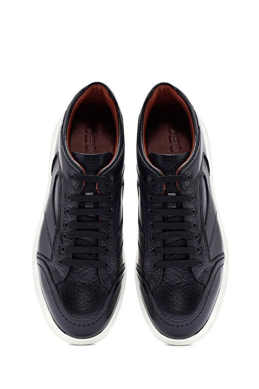 Derimod Siyah Erkek Deri Sneaker 24WFD724414 - Görsel 8