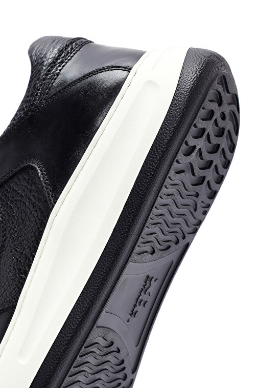 Derimod Siyah Erkek Deri Sneaker 24WFD724414 - Görsel 9