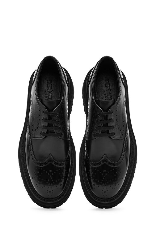 Derimod Derimod Siyah Erkek Deri Günlük Ayakkabı 24WFD720418 Casual Ayakkabı | Boyner Siyah - 8. görsel