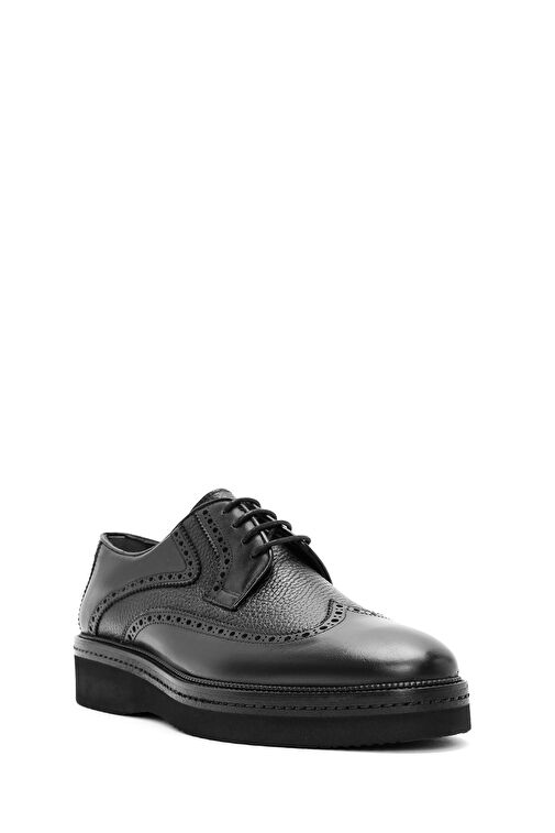 Derimod Siyah Erkek Deri Klasik Ayakkabı 24WFD602914 - Görsel 6