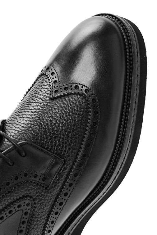 Derimod Siyah Erkek Deri Klasik Ayakkabı 24WFD602914 - Görsel 9