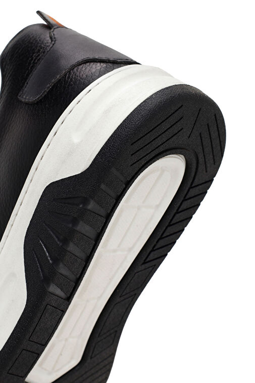 Derimod Derimod Erkek Siyah Bağcıklı Kalın Tabanlı Deri Sneaker 24WFD688518 | Boyner Siyah - 9. görsel