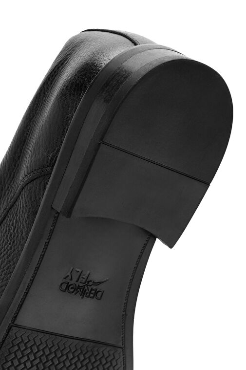 Erkek Siyah Bağcıklı Deri Klasik Ayakkabı 24WFD7561FT - Görsel 9