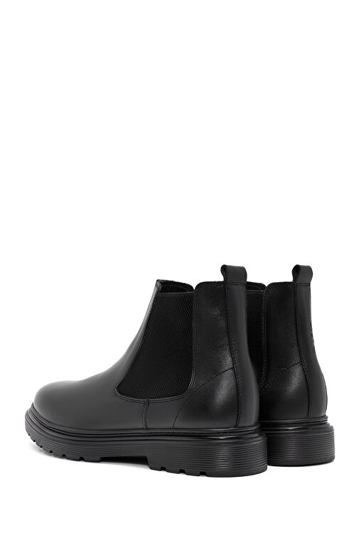 Erkek Siyah Deri Chelsea Bot 24WFD6771FT - Görsel 7