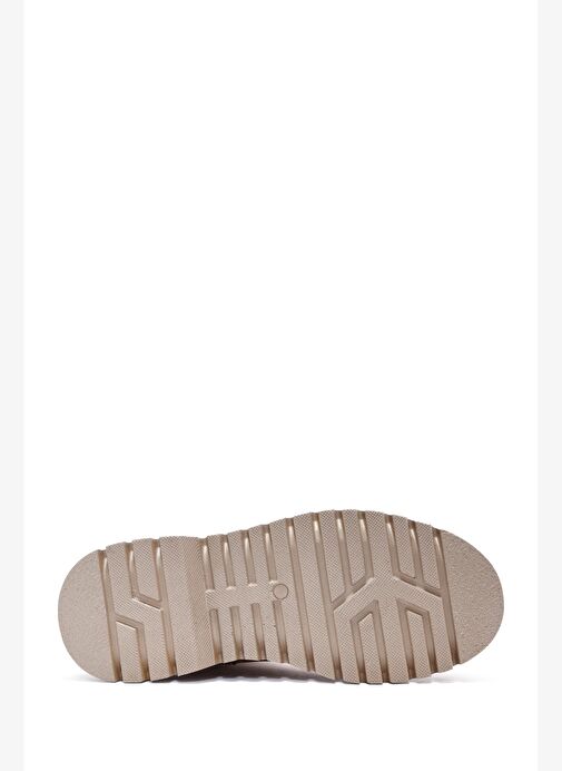 Kadın Bej Fermuarlı Süet Bot 25WFE250110 - Görsel 6