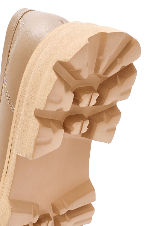 Derimod Bej Kadın Deri Loafer 24WFD188718 - Görsel 9