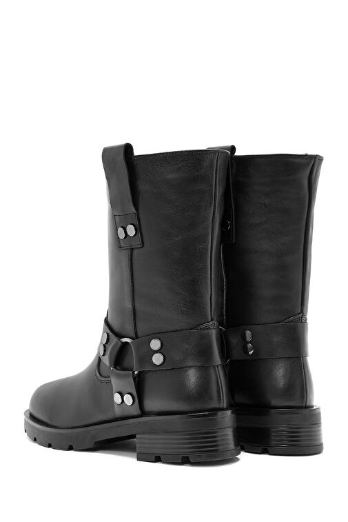 Derimod Derimod Kadın Siyah Zımba Detaylı Deri Bot 24WFD210618 | Boyner Siyah - 7. görsel