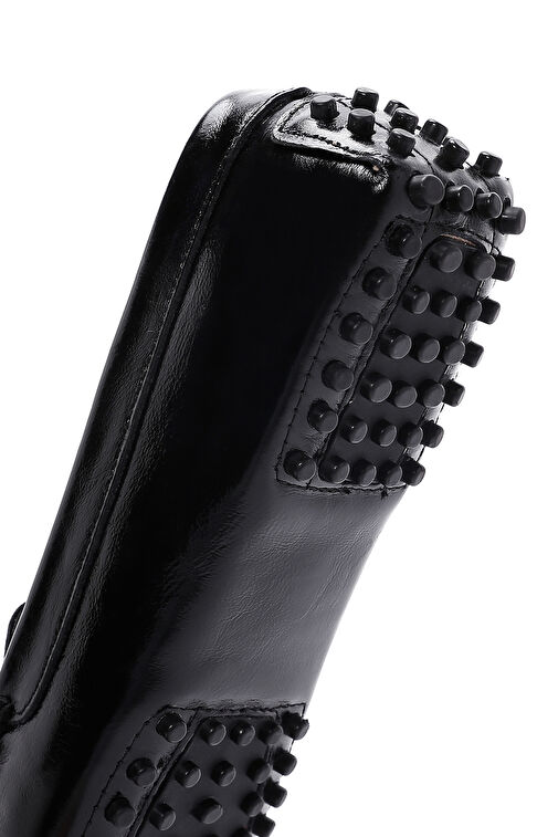 Derimod Siyah Kadın Deri Loafer 24WFD290216 - Görsel 9