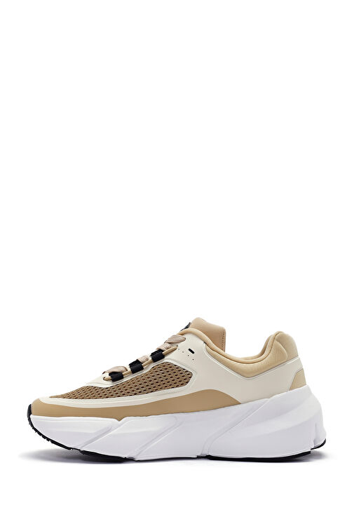 ACBC x Derimod Kadın Bej Bağcıklı Sneaker 24WFD435414 - Görsel 3