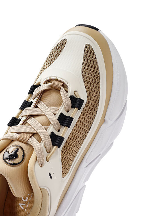 ACBC x Derimod Kadın Bej Bağcıklı Sneaker 24WFD435414 - Görsel 9