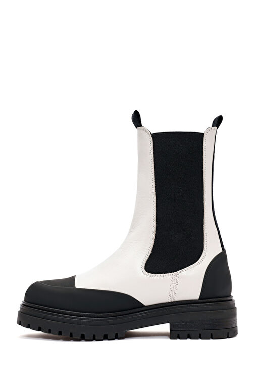 ACBC x Derimod Kadın Krem Chelsea Bot 24WFD435618 - Görsel 5