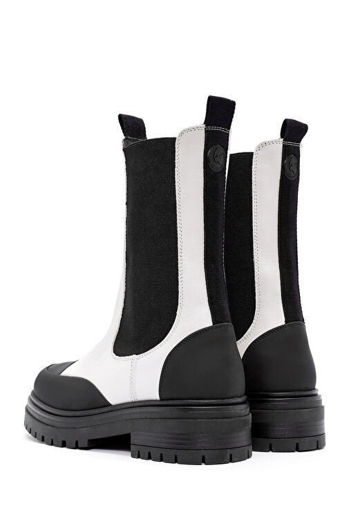 ACBC x Derimod Kadın Krem Chelsea Bot 24WFD435618 - Görsel 8