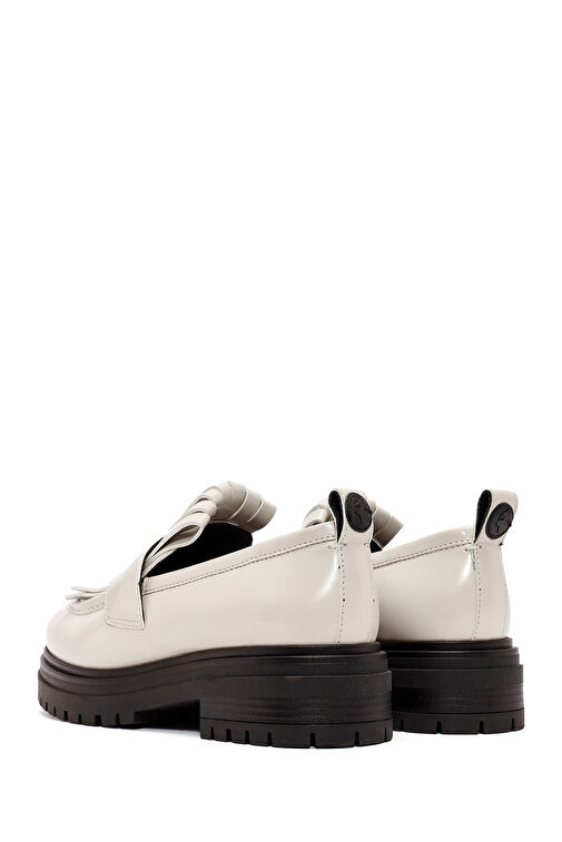 Derimod Bordo Kadın Deri Loafer 24WFD435522 - Görsel 6