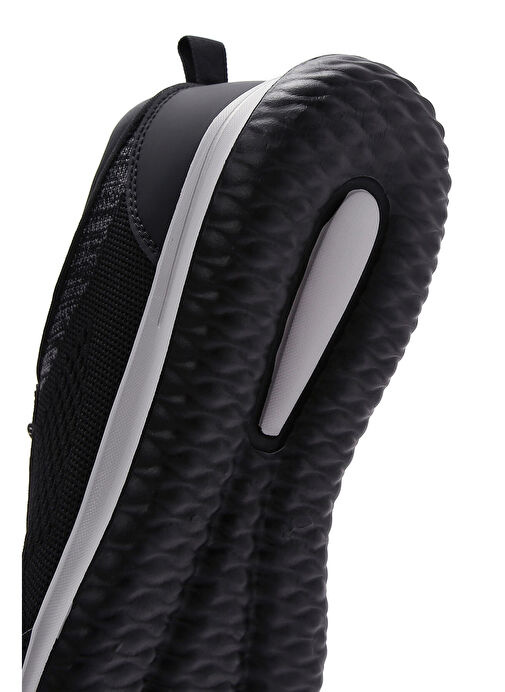 Derimod Zero Erkek Siyah Bağcıklı Kalın Tabanlı Kumaş Sneaker 25SFD69046F - Görsel 8