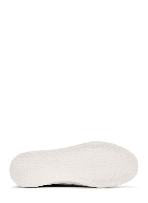 Erkek Lacivert Bağcıklı Deri Sneaker 25SFD690518 - Görsel 5