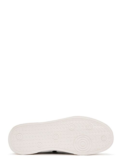 Erkek Siyah Bağcıklı Deri Sneaker 25SFD690918 - Görsel 5