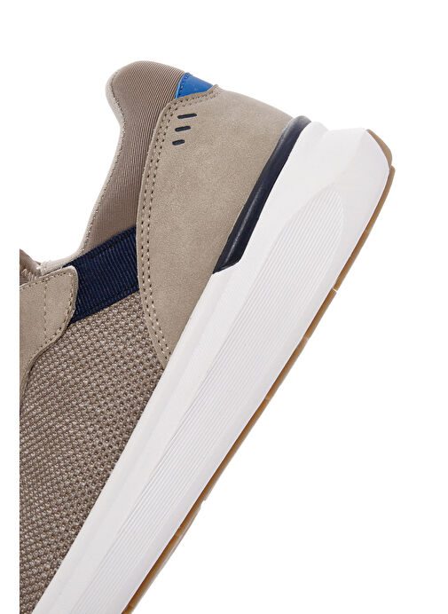 Derimod Zero Erkek Bej Bağcıklı Kalın Tabanlı Kumaş Sneaker 25SFD69136F - Görsel 9