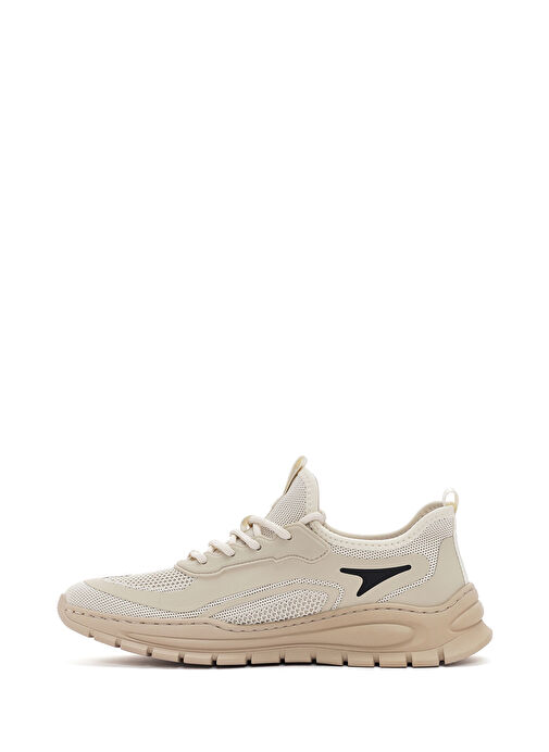Derimod Zero Erkek Bej Bağcıklı Kumaş Sneaker 25SFD69156F - Görsel 3