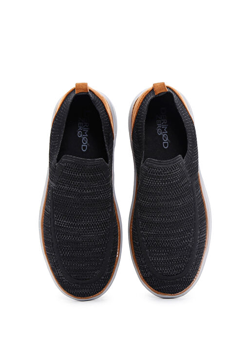 Derimod Zero Erkek Siyah Kalın Tabanlı Sneaker 25SFD69026F - Görsel 7