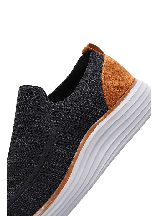 Derimod Zero Erkek Siyah Kalın Tabanlı Sneaker 25SFD69026F - Görsel 8