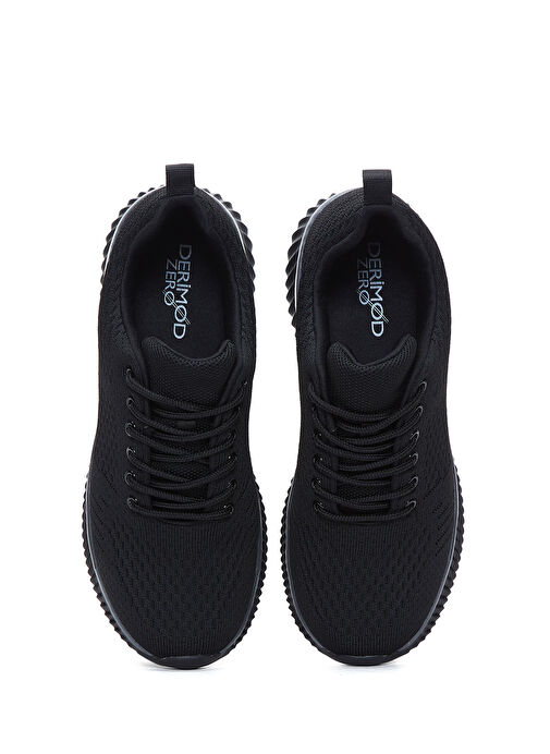 Derimod Zero Erkek Siyah Bağcıklı Kalın Tabanlı Sneaker 25SFD69166F - Görsel 7