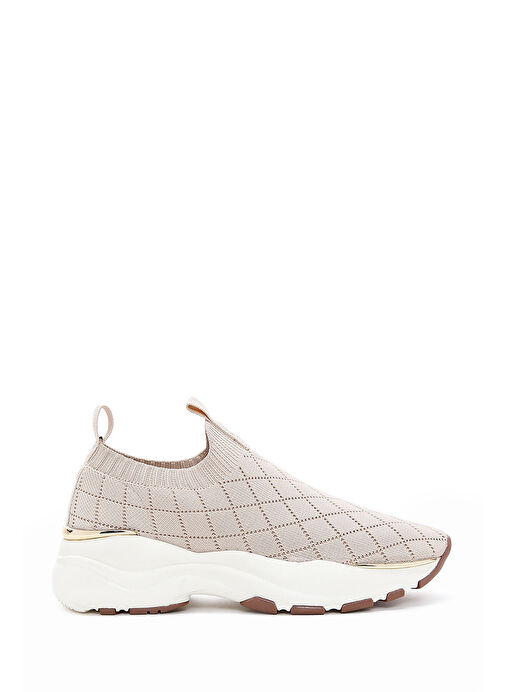 Derimod Zero Kadın Bej Desenli Kalın Tabanlı Sneaker 25SFD43036F - Görsel 2