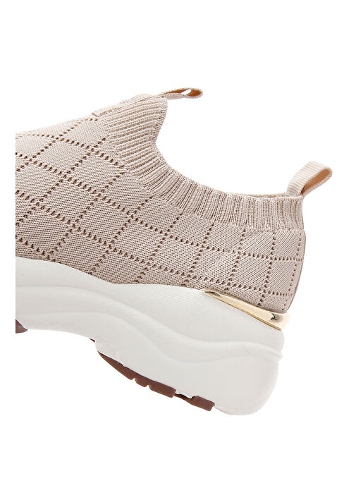 Derimod Zero Kadın Bej Desenli Kalın Tabanlı Sneaker 25SFD43036F - Görsel 8