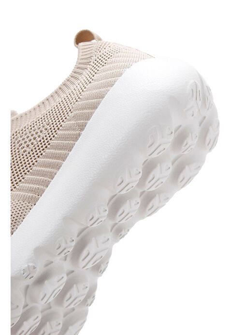 Derimod Zero Kadın Bej Bağcıklı Kalın Tabanlı Sneaker 25SFD43026F - Görsel 9