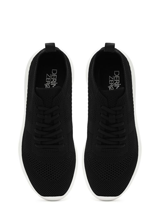Derimod Zero Kadın Siyah Bağcıklı Kalın Tabanlı Sneaker 25SFD43026F - Görsel 8
