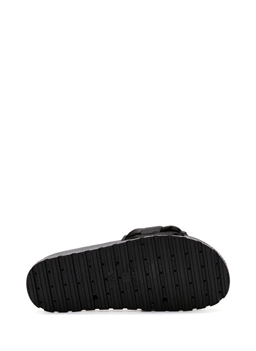 Kadın Siyah Örgü Detaylı Terlik 25SFE4902PV - Görsel 5