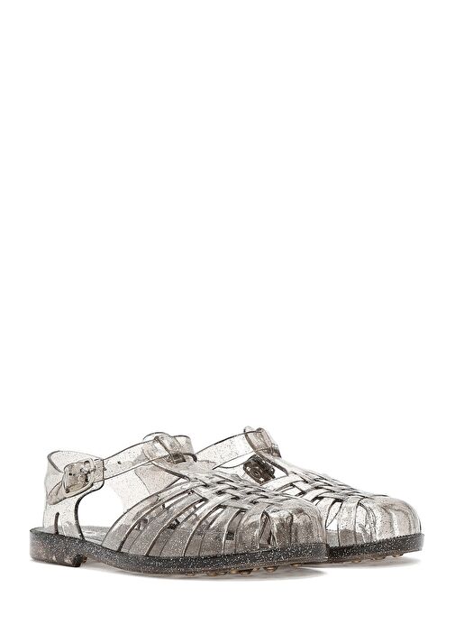 Kadın Siyah Bilekten Bantlı Jelly Sandalet 25SFE4907PV - Görsel 4