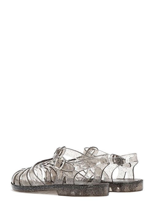 Kadın Siyah Bilekten Bantlı Jelly Sandalet 25SFE4907PV - Görsel 6