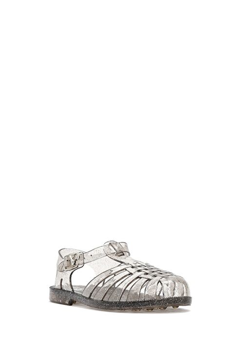 Kadın Siyah Bilekten Bantlı Jelly Sandalet 25SFE4907PV - Görsel 7