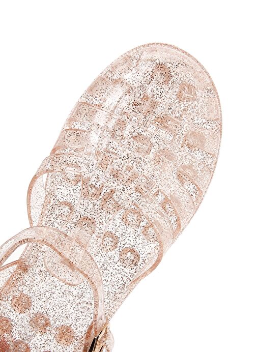 Kadın Altın Bilekten Bantlı Jelly Sandalet 25SFE4907PV - Görsel 8