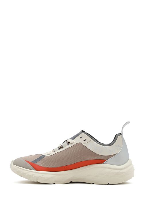 Kadın Bej Bağcıklı Kalın Tabanlı Sneaker 25SFE49626F - Görsel 3