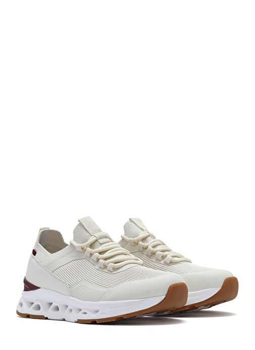 Derimod Zero Kadın Krem Bağcıklı Kumaş Sneaker 25SFE49566F - Görsel 4