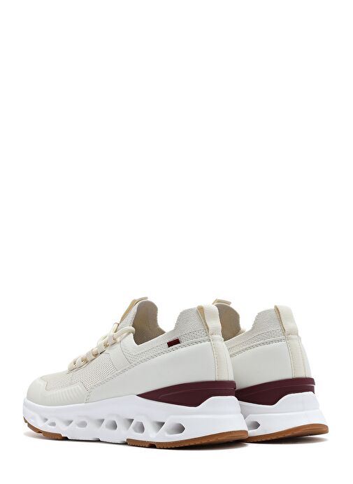 Derimod Zero Kadın Krem Bağcıklı Kumaş Sneaker 25SFE49566F - Görsel 6