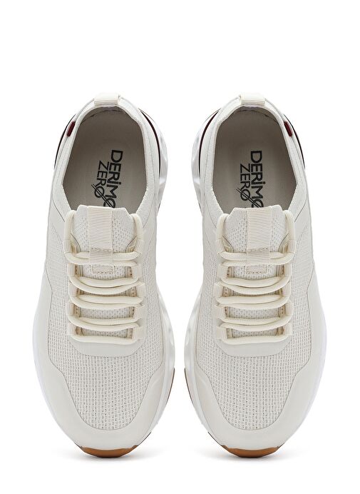 Derimod Zero Kadın Krem Bağcıklı Kumaş Sneaker 25SFE49566F - Görsel 8