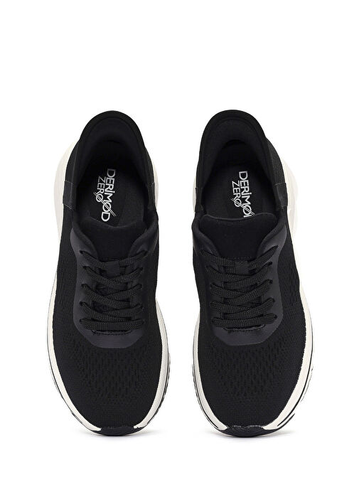 Derimod Zero Kadın Siyah Bağcıklı Kalın Tabanlı Sneaker 25SFE49556F - Görsel 8