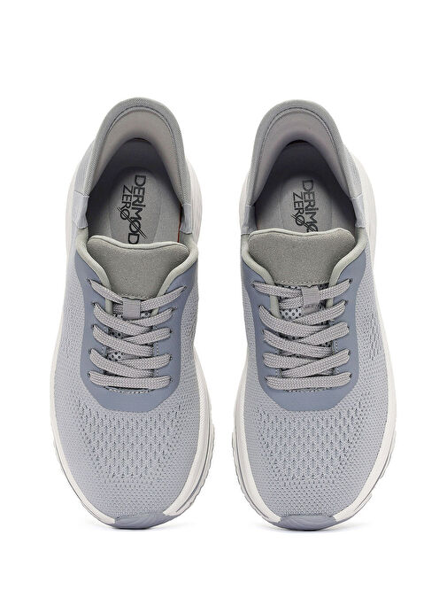 Derimod Zero Kadın Gri Bağcıklı Kalın Tabanlı Sneaker 25SFE49556F - Görsel 8