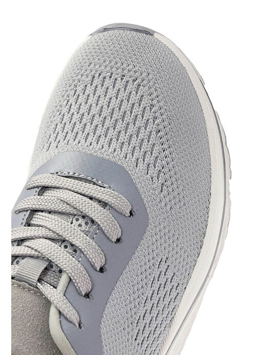 Derimod Zero Kadın Gri Bağcıklı Kalın Tabanlı Sneaker 25SFE49556F - Görsel 9