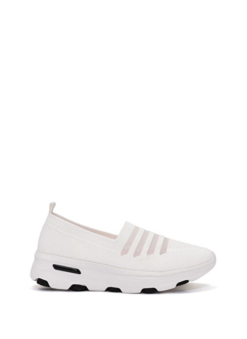 Derimod Zero Kadın Beyaz Kumaş Casual Sneaker 25SFE49526F - Görsel 2