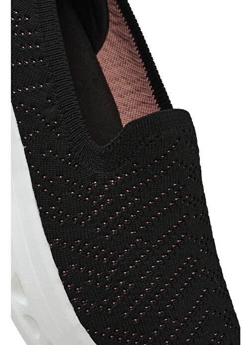 Derimod Zero Kadın Siyah Kalın Tabanlı Sneaker 25SFE49546F - Görsel 9