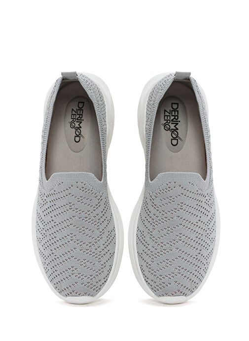 Derimod Zero Kadın Gri Kalın Tabanlı Sneaker 25SFE49546F - Görsel 7