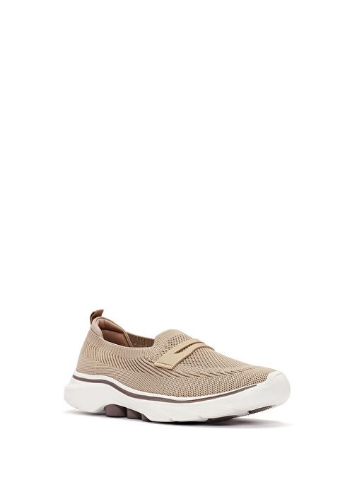 Derimod Zero Kadın Bej Kumaş Kalın Tabanlı Sneaker 25SFE49516F - Görsel 7