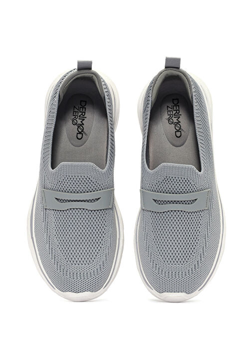 Derimod Zero Kadın Gri Kumaş Kalın Tabanlı Sneaker 25SFE49516F - Görsel 8