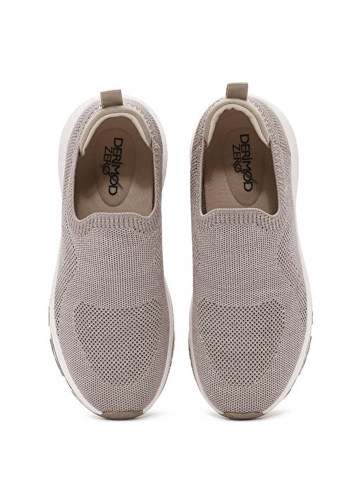 Derimod Zero Kadın Bej Kalın Tabanlı Kumaş Sneaker 25SFE49536F - Görsel 8