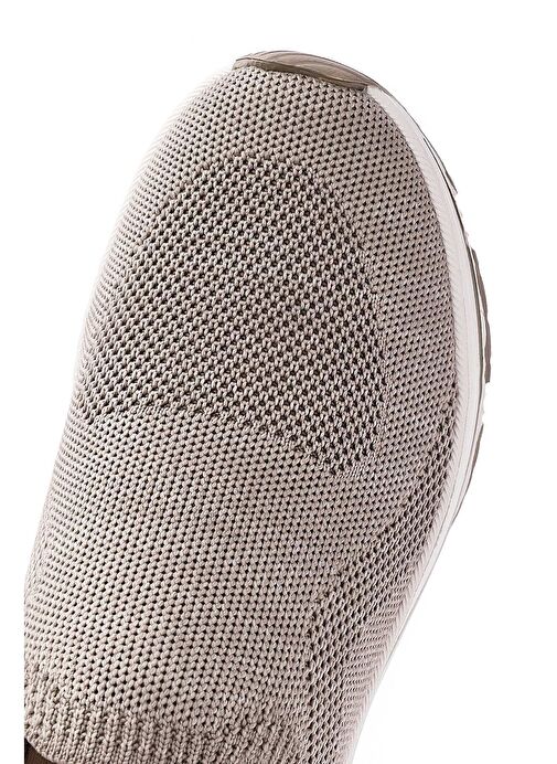 Derimod Zero Kadın Bej Kalın Tabanlı Kumaş Sneaker 25SFE49536F - Görsel 9